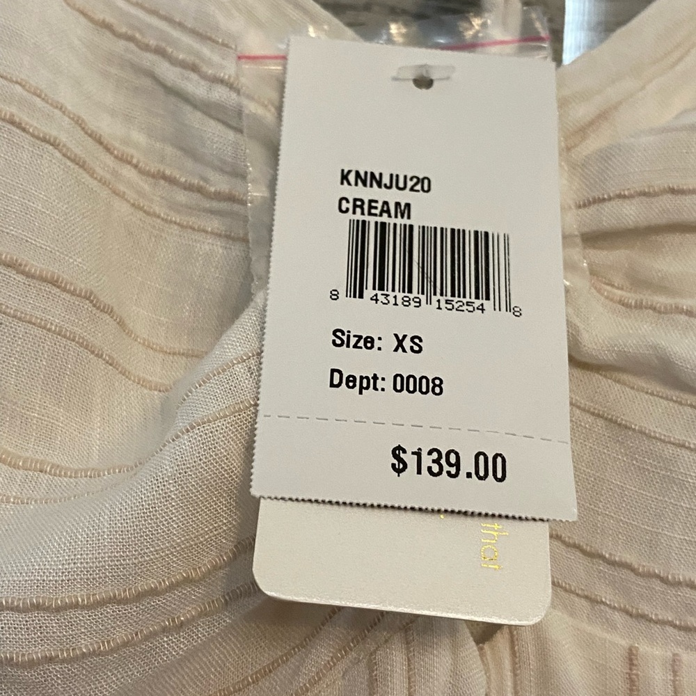 L*Space L Space Kenna Jumper in Cream XS Extra Small New NWT Reg $139 - Picture 6 of 6